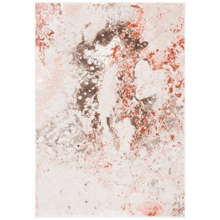 Safavieh 4 x 6 ft. Meadow 500 Power Loomed Rectangle Area Rug Beige & Pink MDW596B-4